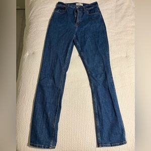 Abercrombie 90’s Slim Straight Ultra High Rise Curve Love jeans